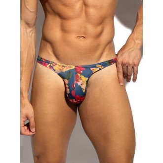 ES Collection UN685 Magenta Mini Thong Navy