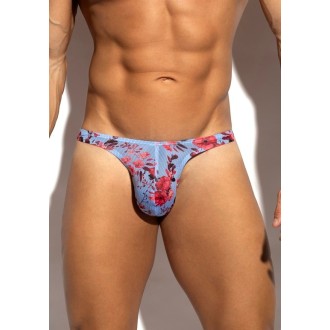 ES Collection UN687 Striped-Floral Mini Thong