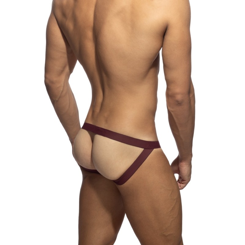 Addicted AD1499 Bamboo Skin Layer Jockstrap Garnet