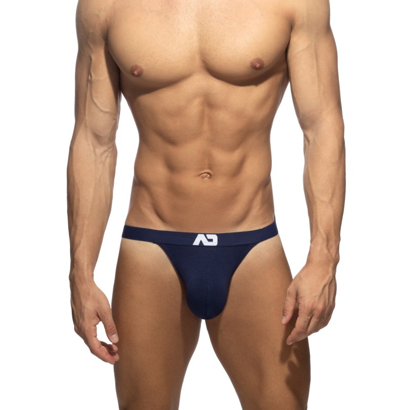 Addicted AD1500 Bamboo Skin Layer Thong Navy