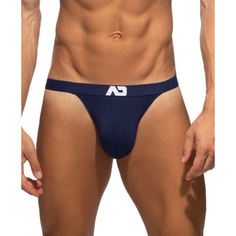 Addicted AD1500 Bamboo Skin Layer Thong Navy