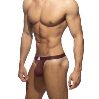 Addicted AD1500 Bamboo Skin Layer Thong Garnet