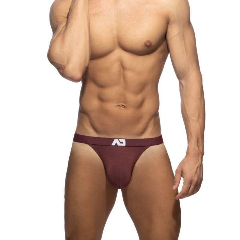 Addicted AD1500 Bamboo Skin Layer Thong Garnet
