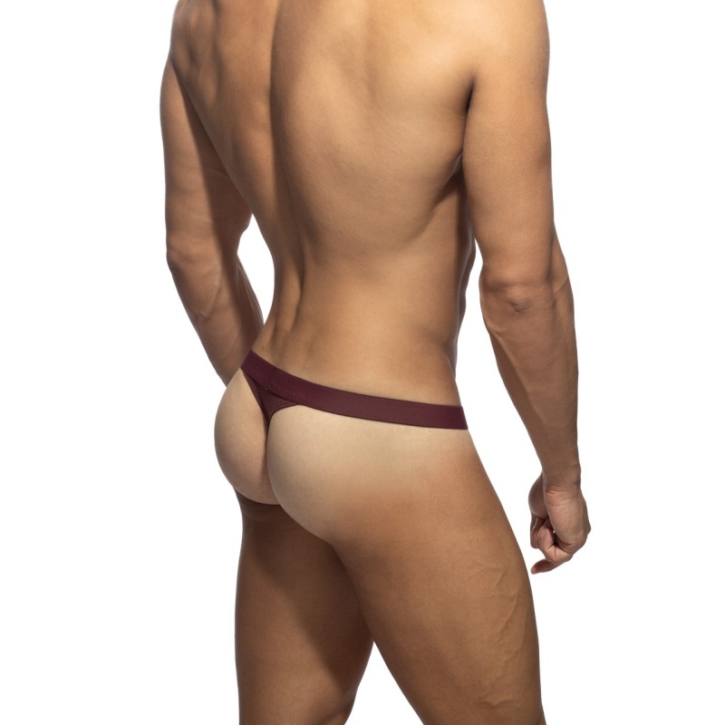 Addicted AD1500 Bamboo Skin Layer Thong Garnet