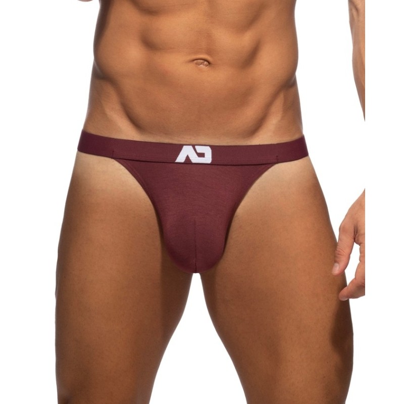 Addicted AD1500 Bamboo Skin Layer Thong Garnet
