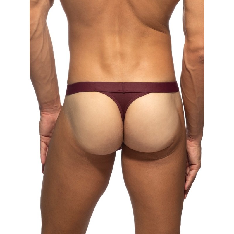 Addicted AD1500 Bamboo Skin Layer Thong Garnet