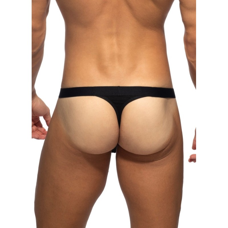 Addicted AD1500 Bamboo Skin Layer Thong Black