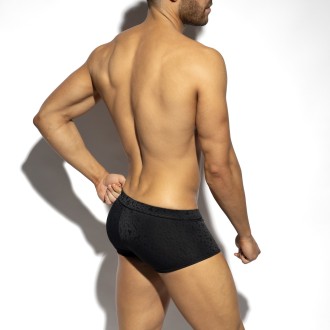 ES Collection UN595 Daisy Flower Trunk Black