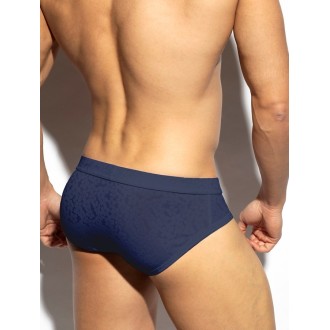 ES Collection UN594 Daisy Flower Brief Navy