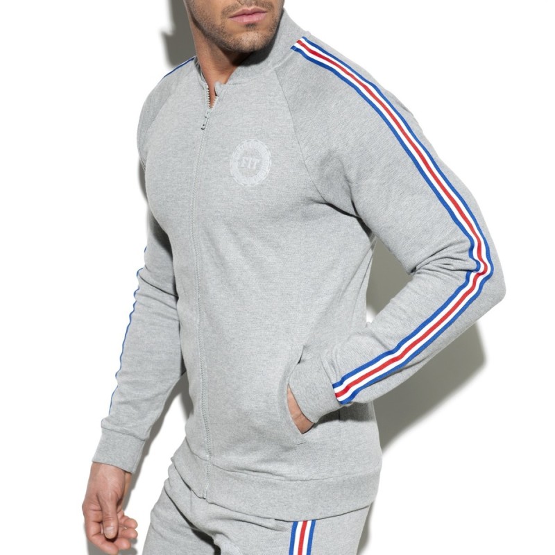 ES Collection SP208 Fit Tape Jacket Heather Grey