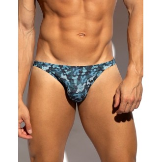 ES Collection UN692 Muddy Camo Bikini Brief Navy