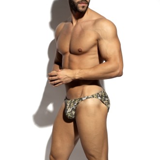 ES Collection UN692 Muddy Camo Bikini Brief Kaki