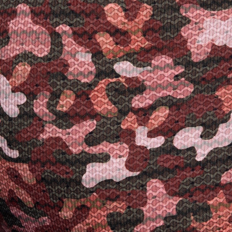 ES Collection UN694 Muddy Camo Thong Garnet