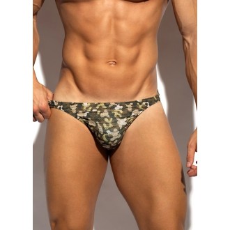 ES Collection UN694 Muddy Camo Thong Kaki