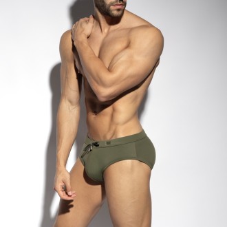 ES Collection 2517 Basic Sportive Swim Brief Kaki