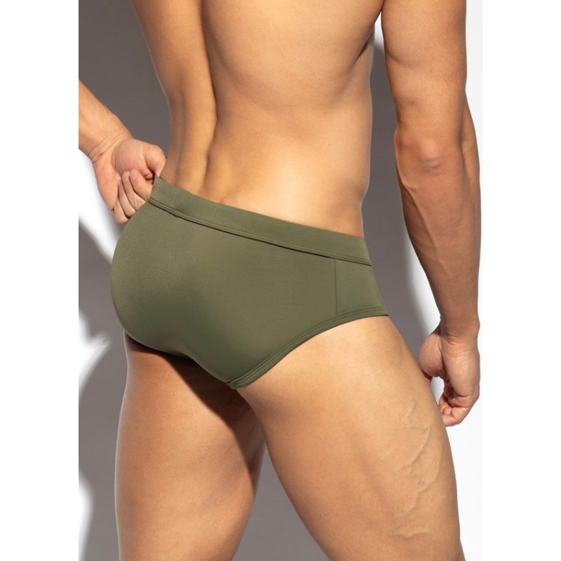 ES Collection 2517 Basic Sportive Swim Brief Kaki
