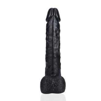 RealRock Extra Large Straight with Balls 15" / 38 cm - Black