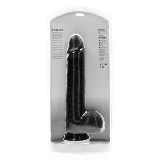 RealRock Extra Large Straight with Balls 14" / 35,5 cm - Black
