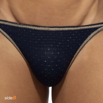 Addicted ADS337 Reversible Regal Thong Navy