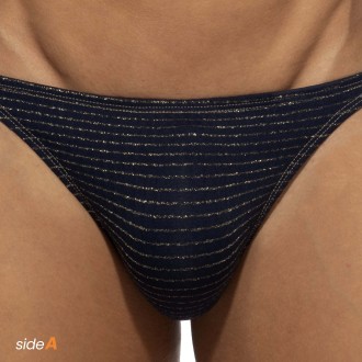 Addicted ADS337 Reversible Regal Thong Navy