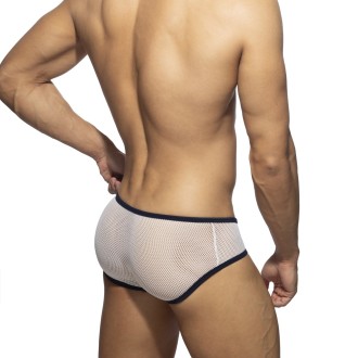 Addicted AD1335 Fever Mesh Brief White