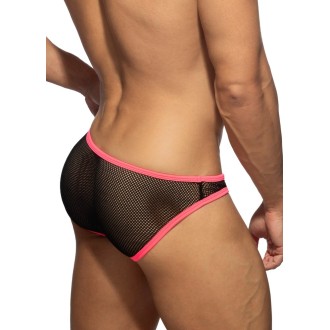 Addicted AD1332 Fever Mesh Bikini Brief Black