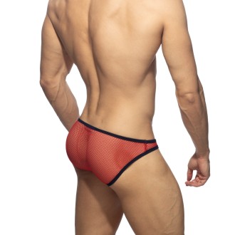 Addicted AD2256 C-Through Mesh Bikini Brief Red