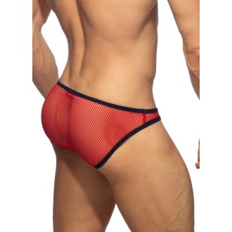 Addicted AD2256 C-Through Mesh Bikini Brief Red