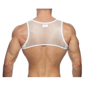 Addicted AD854 AD Party Zip Harness White