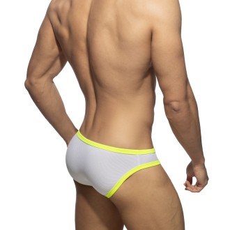Addicted ADS360 Snow White Neon Bikini Brief Neon Yellow