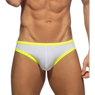 Addicted ADS360 Snow White Neon Bikini Brief Neon Yellow