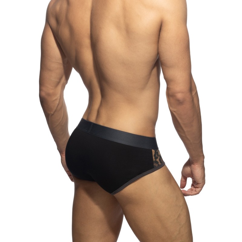 Addicted AD2258 Leopard Panels Brief