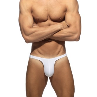 Addicted AD1506 Thin Rib Thong White