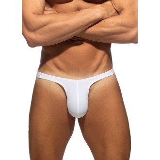 Addicted AD1506 Thin Rib Thong White
