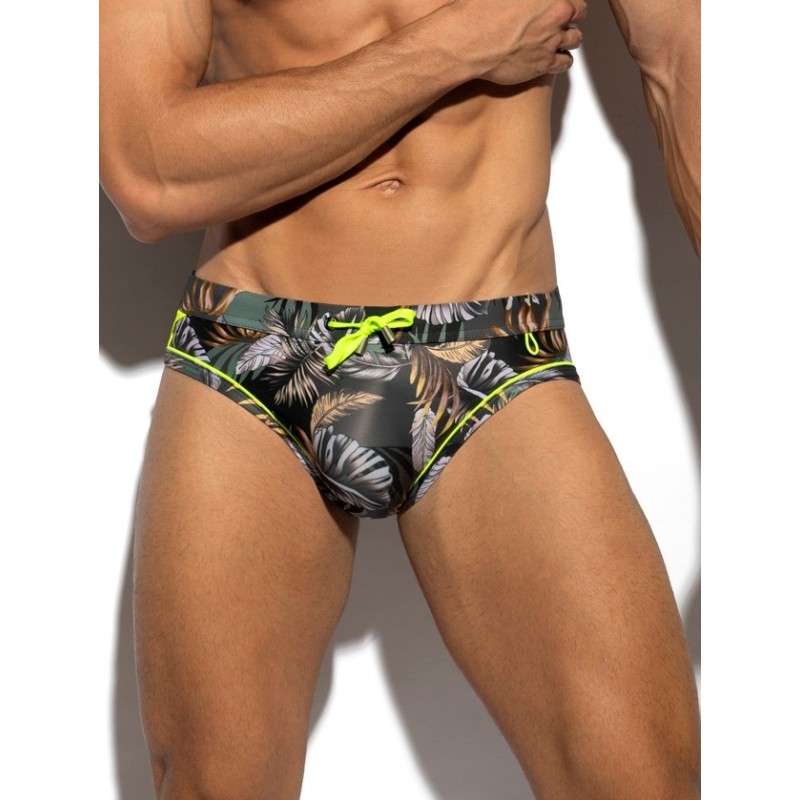 ES Collection 2111 Fall Leaves Swim Brief