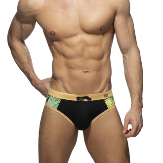 Addicted ADS331 Side Leaves Swim Brief