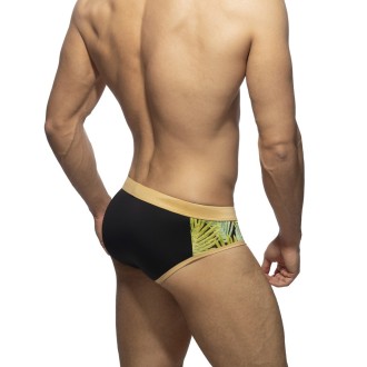 Addicted ADS331 Side Leaves Swim Brief