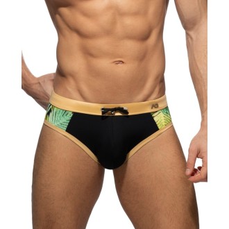 Addicted ADS331 Side Leaves Swim Brief