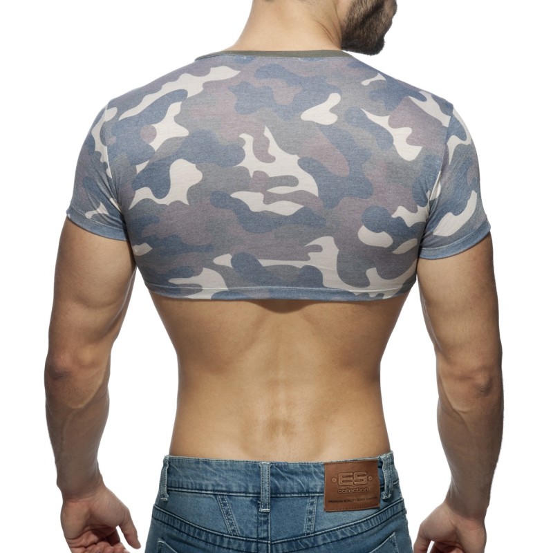 Addicted AD868 Camo Crop Top