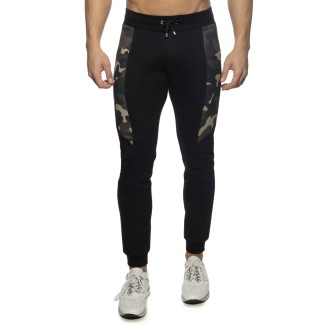 Addicted AD1066 Cotton Sports Long Pants Black