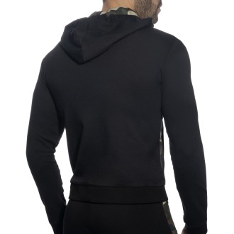 Addicted AD1065 Cotton Sports Jacket Black