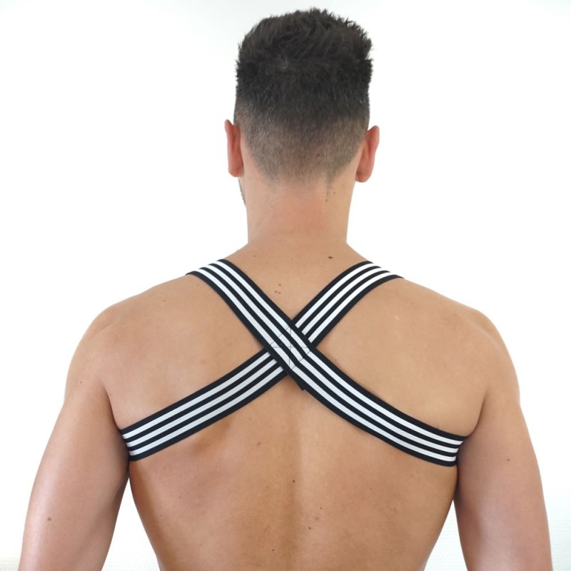 BIBO Harness X-Back black/white | BiBo Fashion