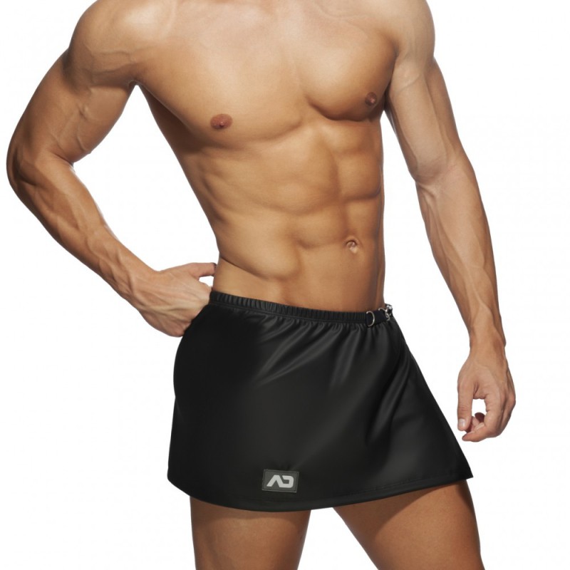 Addicted AD962 Rub Skirt Black