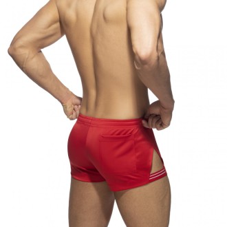 Addicted Side Stripe Short red | BiBo Fashion