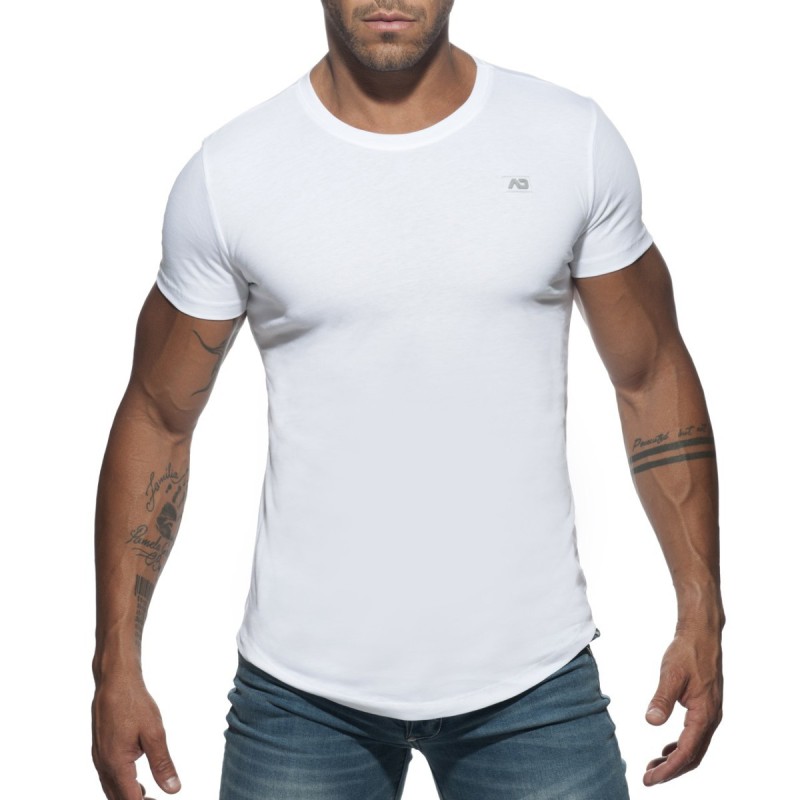 Addicted Basic U-Neck T-Shirt white