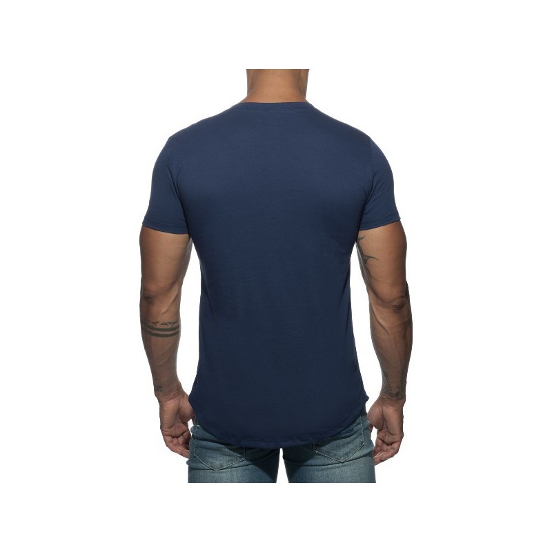 Addicted Basic U-Neck T-Shirt navy