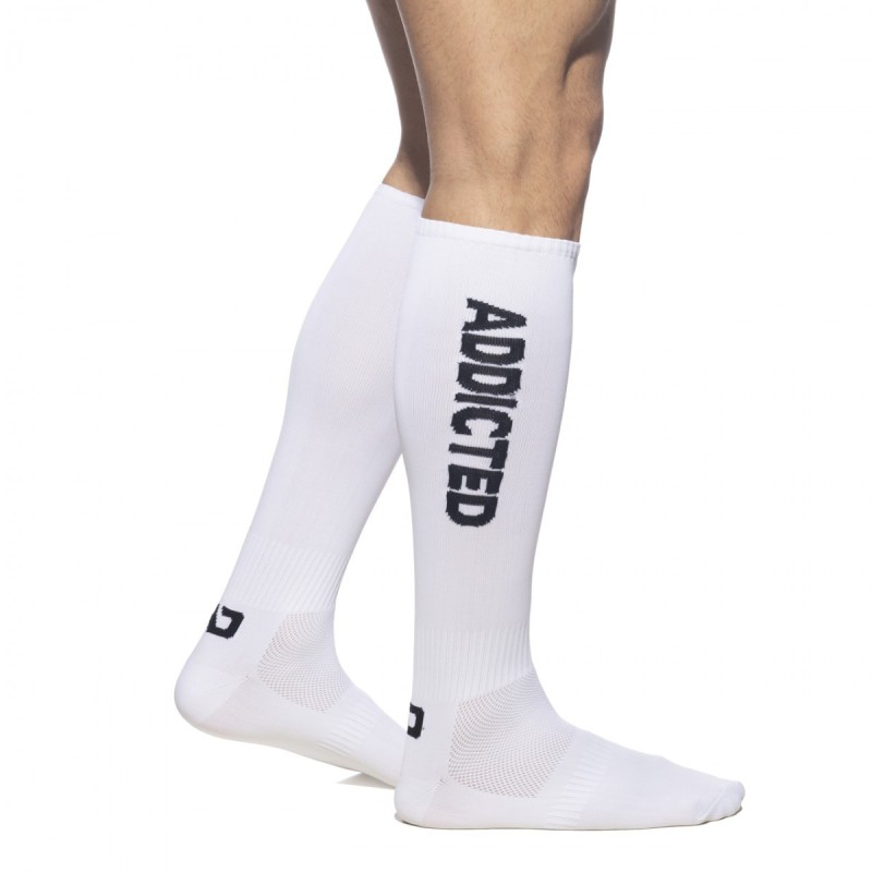 Addicted Fetish Addicted Socks white