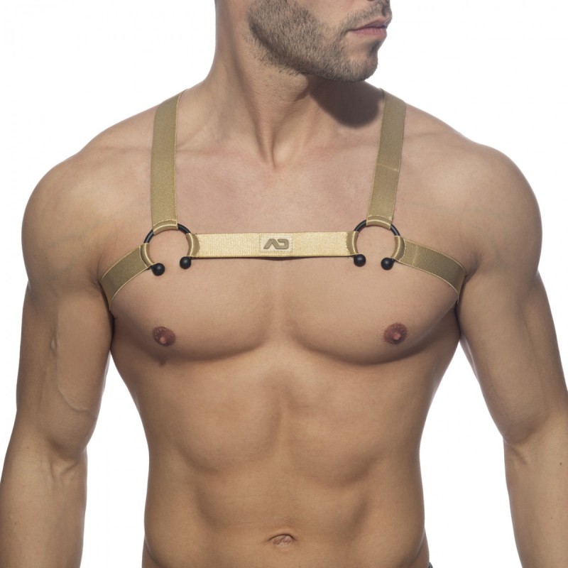 Addicted Bull Ring Harness gold