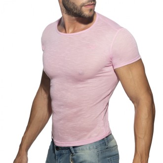 Addicted Thin Flame T-Shirt Pink  | BiBo Fashion